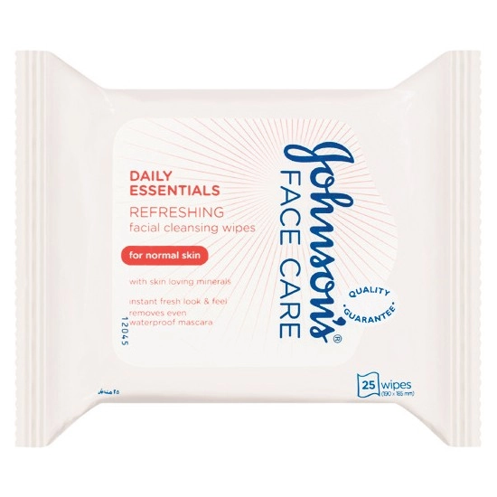 Johnson’s Cleansing Wipes Normal Skin Pk 25