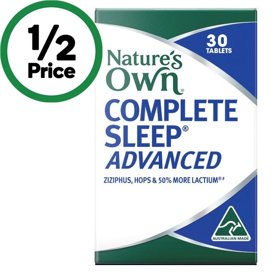 Nature's Own Complete Sleep Advanced Tablets Pk 30~