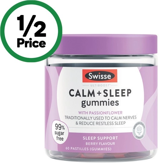 Swisse Ultiboost Calm + Sleep Gummies Pk 60#