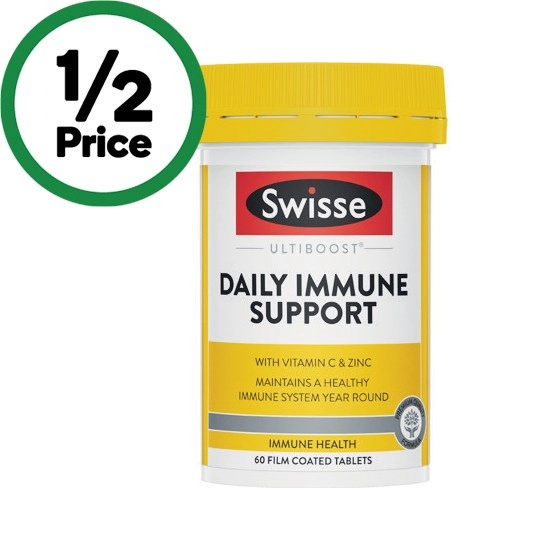 Swisse Ultiboost Daily Immune Support Tablets Pk 60~