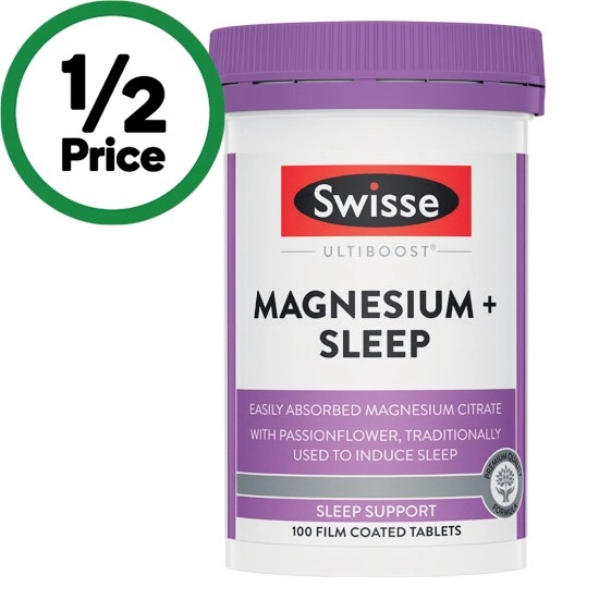 Swisse Ultiboost Magnesium + Sleep Tablets Pk 100#