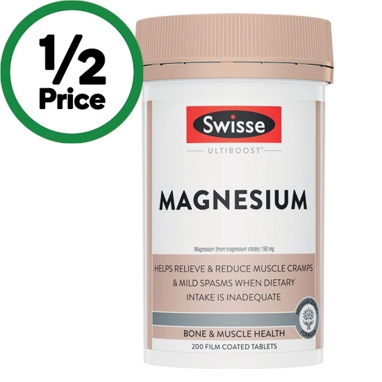 Swisse Ultiboost Magnesium Tablets Pk 200#