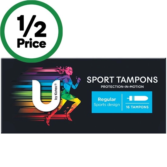 U by Kotex Sport Tampons Pk 16~