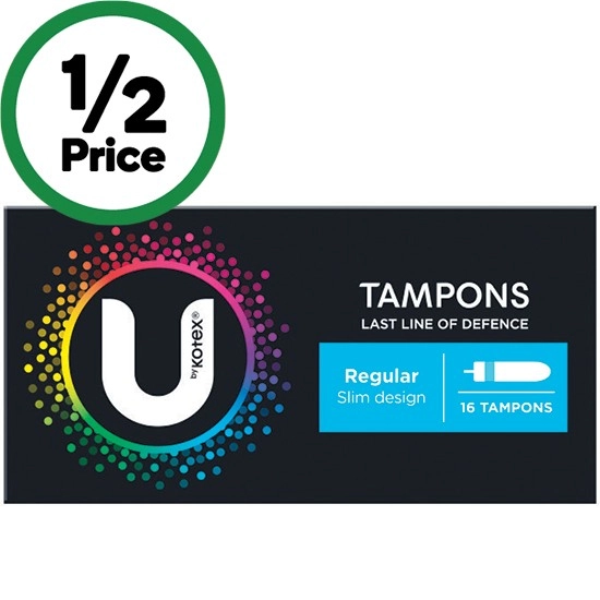 U by Kotex Tampons Pk 16~