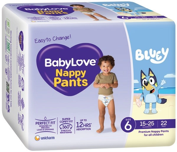 BabyLove Nappy Pants 22‑34 Pack Selected Varieties