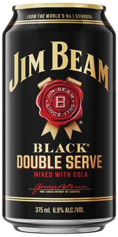 Jim Beam Black Double Serve 6.9% 10 Pack