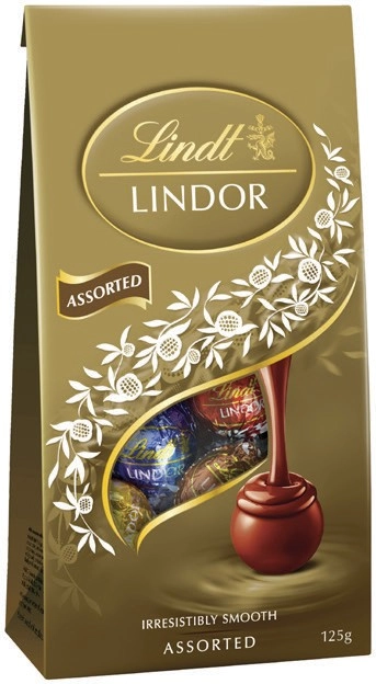 Lindt Lindor Chocolate Bag 123-125g Selected Varieties