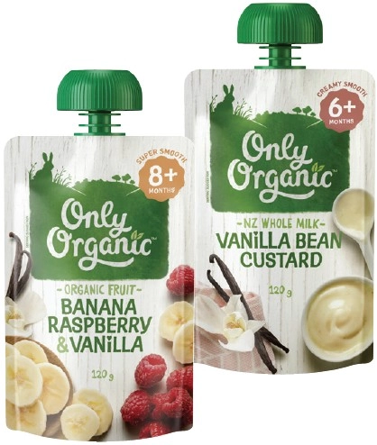 Only Organic Baby Food 120g Selected Varieties