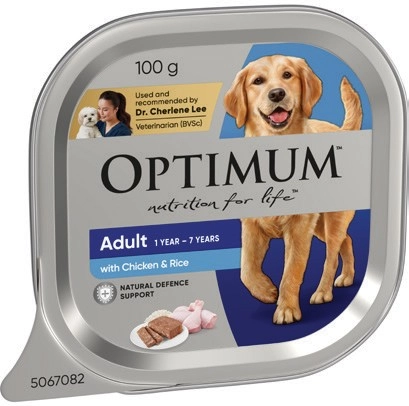 Optimum Wet Dog Food 85‑100g Selected Varieties