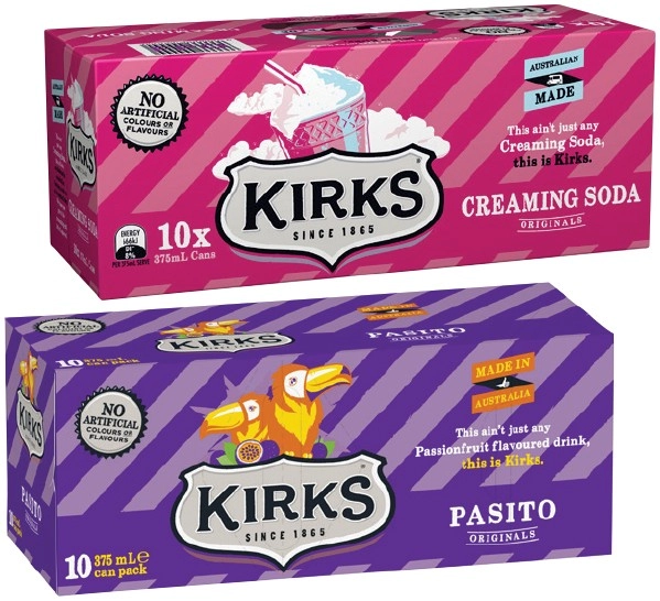 Kirks 10x375mL Selected Varieties