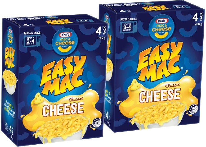 Kraft Easy Mac 4 Pack Selected Varieties