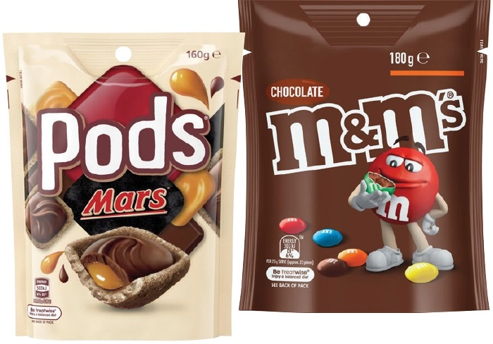 M&M’s 130-180g, Maltesers 120-140g or Pods 160g Share Pack Selected Varieties