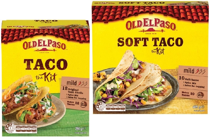 Old El Paso Dinner Kit 290‑520g Selected Varieties