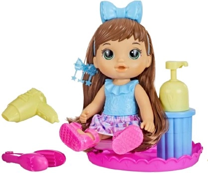 Baby Alive Sudsy Salon Brown Hair 30cm