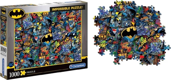 Clementoni Batman 1000 Piece Impossible Puzzle