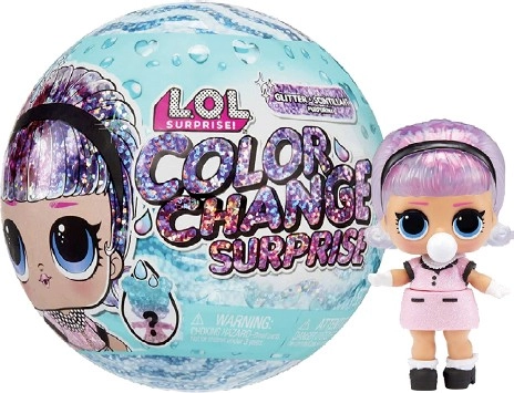 L.O.L Surprise! Glitter Colour Change Dolls with 7 Surprises - Assorted