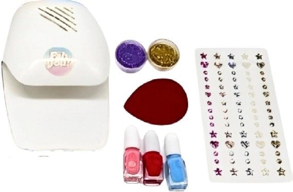 NEW Fab You! Nail Art Kit with Nail Dryer