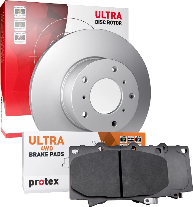 Protex Ultra Disc Brake Rotor & 4WD Disc Brake Pads