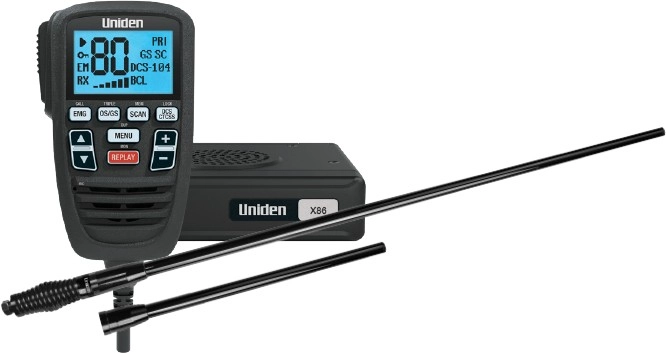 Uniden Mini UHF CB Mobile & Antennas