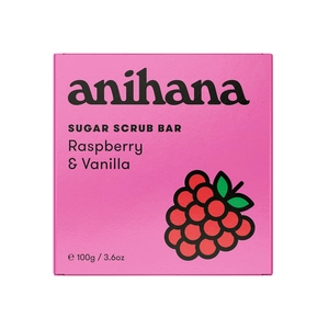 Anihana Raspberry & Vanilla Sugar Scrub Bar 100g