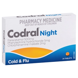 CODRAL® Night Cold & Flu 24 Tablets