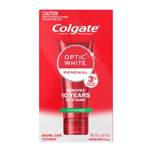 Colgate Optic White Renewal Lasting Fresh Teeth Whitening Toothpaste 85g