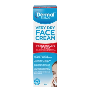 Dermal Therapy Very Dry Face Cream 50g