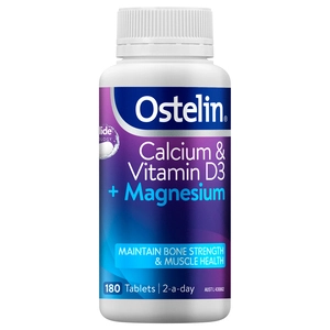 Ostelin Calcium & Vitamin D3 + Magnesium 180 Tablets