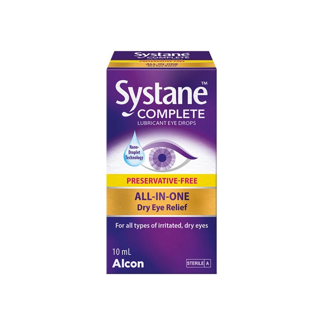 Systane Complete Preservative-Free Lubricant Eye Drops 10ml