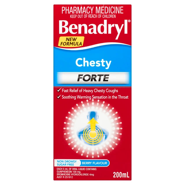 Benadryl Selected Cough Liquid 200ml