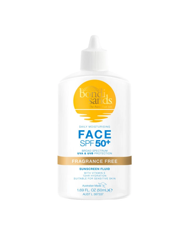 Bondi Sands SPF 50+ Fragrance Free Face Fluid 50ml