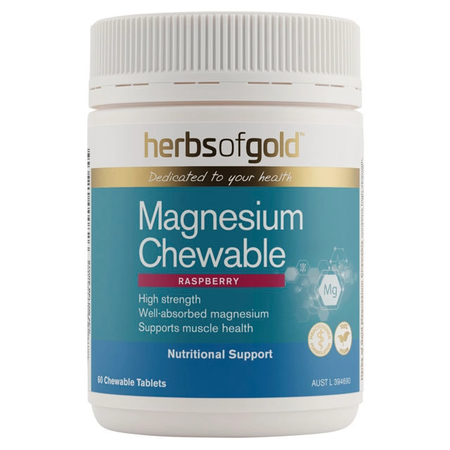 Herbs of Gold Magnesium Chewable 60 Tablets