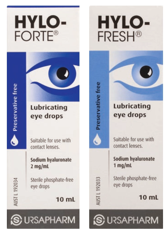 Hylo-Forte Lubricating Eye Drops 2mg/ml 10ml or Hylo-Fresh Lubricating Eye Drops 1mg/ml 10ml