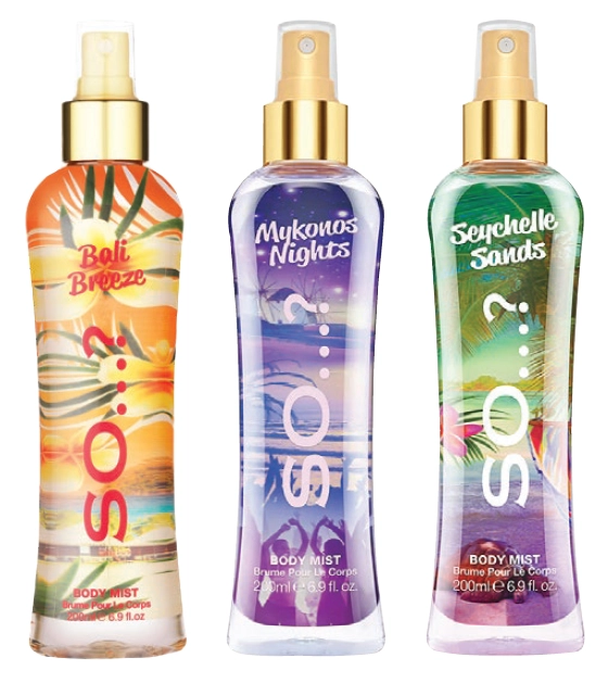 So...? Escapes Bali Breeze, Mykonos Nights, Seychelle Sands, Escapes Ibiza Dreams or Marbella Magic Body Mist 200ml