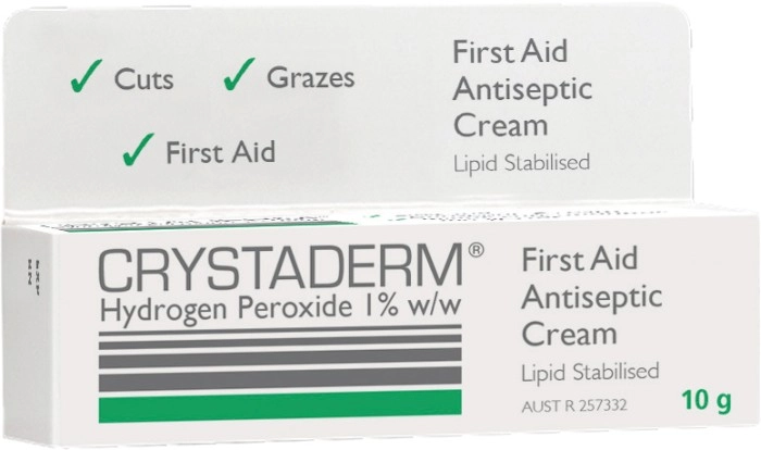 Crystaderm First Aid Antiseptic Cream 10g