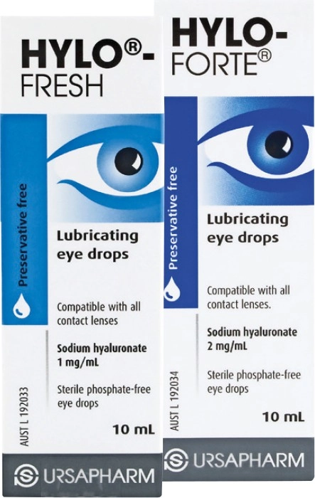 Hylo-Fresh or Hylo-Forte Lubricating Eye Drops 10mL