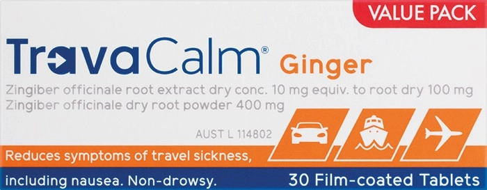 TravaCalm Ginger 30 Tablets