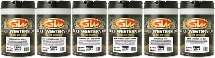 20% off Selected Gulf Western Bulk 20L Engine Oils & Gear & Auto Transmission Fluids^