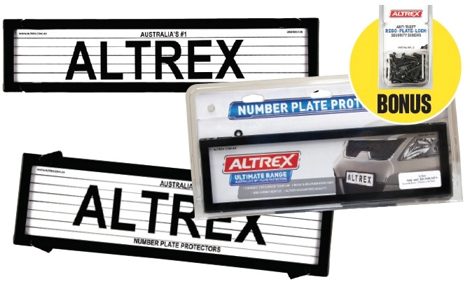 Altrex Number Plate Protectors^