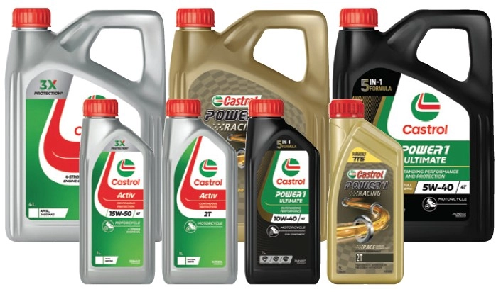 Castrol Motorcycle Oil Fluids^