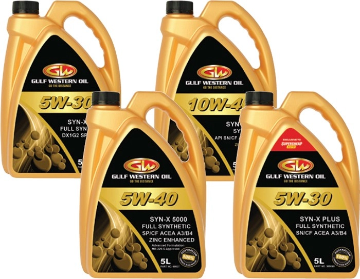 Gulf Western 5L Syn-X Engine Oils^