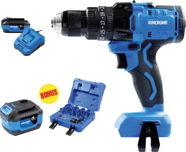 Kincrome 18V Hammer Drill Kit