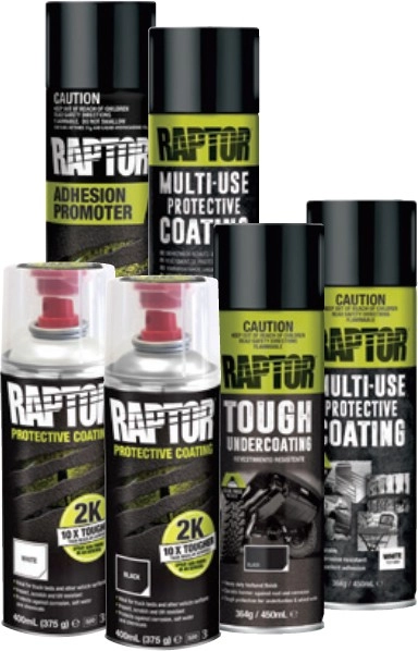 Raptor Protective Coating Aerosols