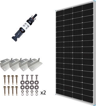 Renogy 175W Fixed Solar Panel Kit^