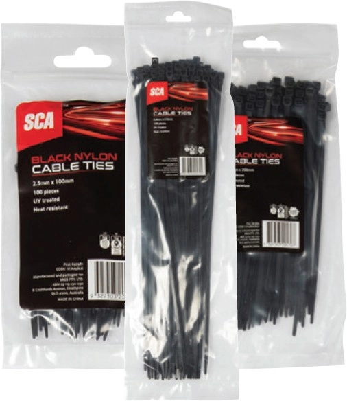 SCA 100 Pce Cable Ties^