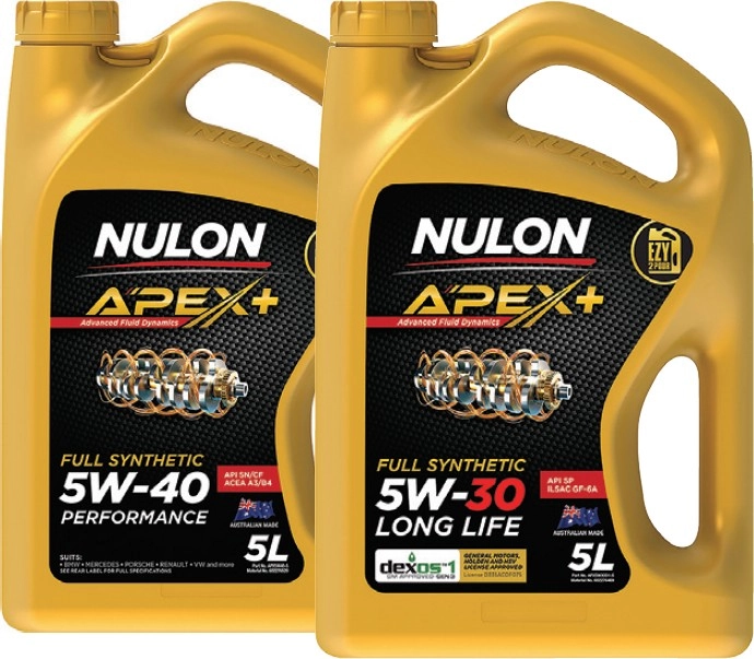 Selected Nulon 5L APEX+ Engine Oils