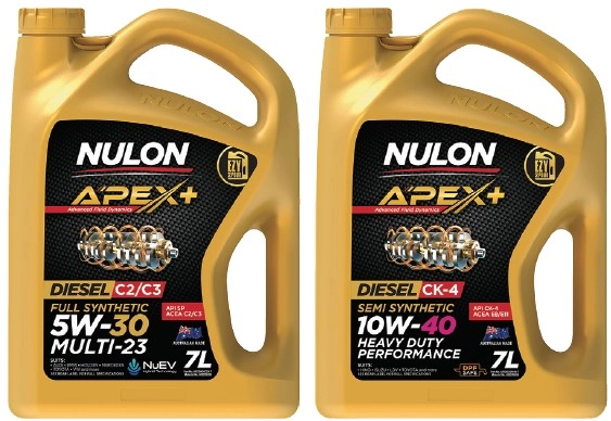 Selected Nulon 7L APEX+ Diesel Engine Oils^