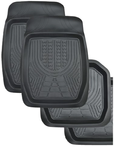 XTM 4x4 Accessories Deep Dish PVC Rubber Floor Mats