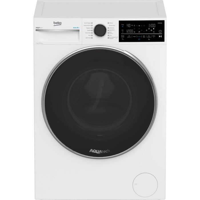 Beko BFLB124ADW 12kg Autodose Wifi Connected Front Load Washing Machine with Steam