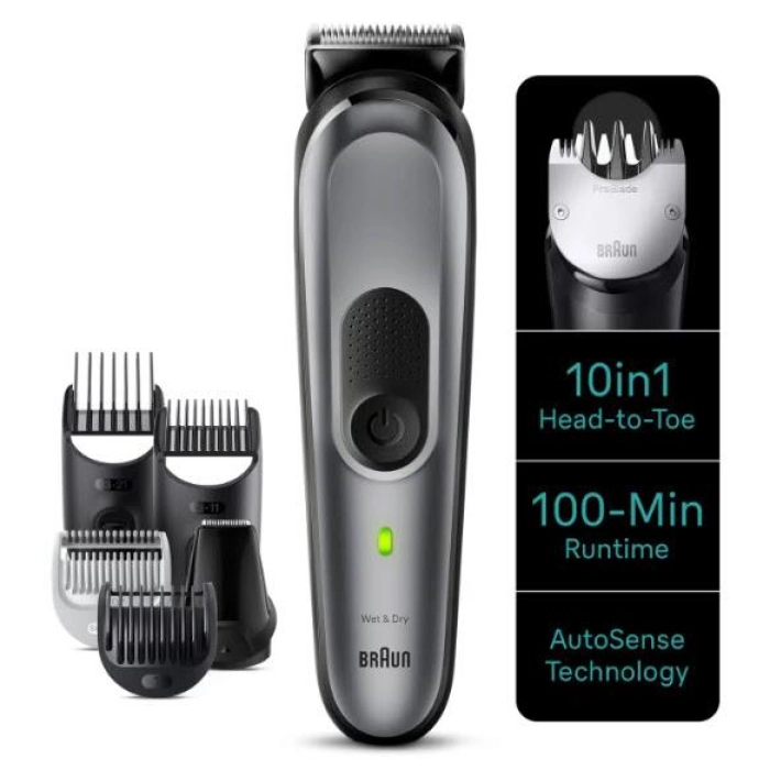 Braun MGK7420 Series 7 10-in-1 Style Multi-Grooming Kit (Grey)